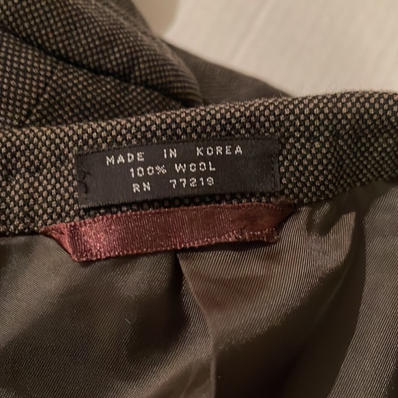 ♻️Ciero Athletic 100 Percent Pure Wool Brown Black Gray Men Blazer Jacket sz L46 - Picture 5 of 17